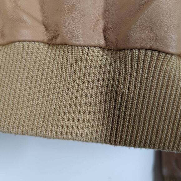 The Mighty Company Metallic Kings Pullover Leather Size Medium Women's Preowned - Picture 8 of 11